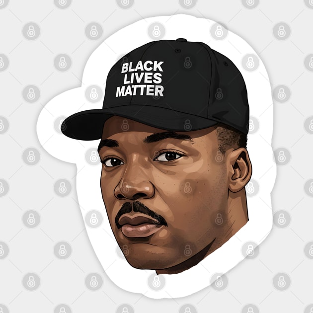 Martin Luther King: Black Lives Matter Sticker by UrbanLifeApparel